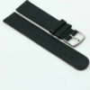 Echt Leder Uhrenarmband 18mm in Schwarz mit SchlieĂe