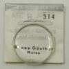 Verre Sternkreuz ATCR en plastique avec anneau chromé