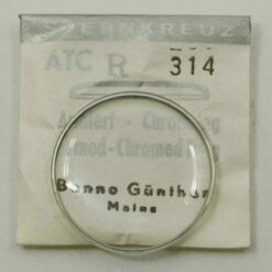 Watch Crystal Sternkreuz ATCR, Domed, Reinforced with Chrome Ring – NOS