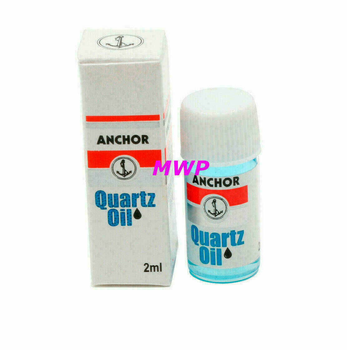 Huile pour montres à quartz ANCHOR – huile horlogère, flacon de 2 ml