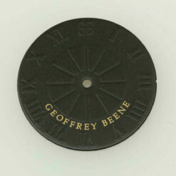 Zifferblatt D: 25 mm Geoffrey Beene schwarz NOS #110