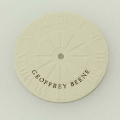 10x Zifferblätter, Watch Dials D: 25 mm Geoffrey Beene champagne NOS #110