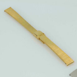 2x bracciale per orologio spazzolato, color oro * NOS * 12mm – immagine 5