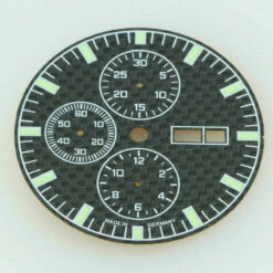 Cadran carbone ETA 7750 (Valjoux) – Ø 35.0 mm – neuf avec défaut – image 2