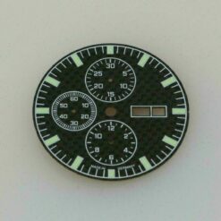 Cadran carbone ETA 7750 (Valjoux) – Ø 35.0 mm – neuf avec défaut – image 3