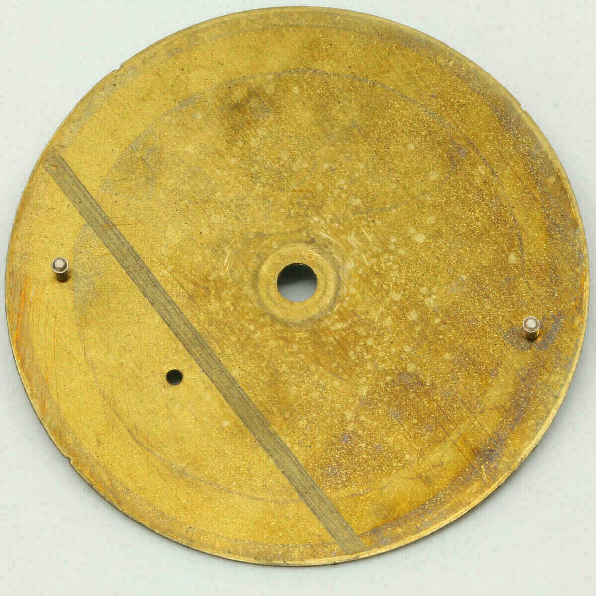 Quadrante da aviatore per ETA Unitas 6498, smalto nero, Superluminova – immagine 3