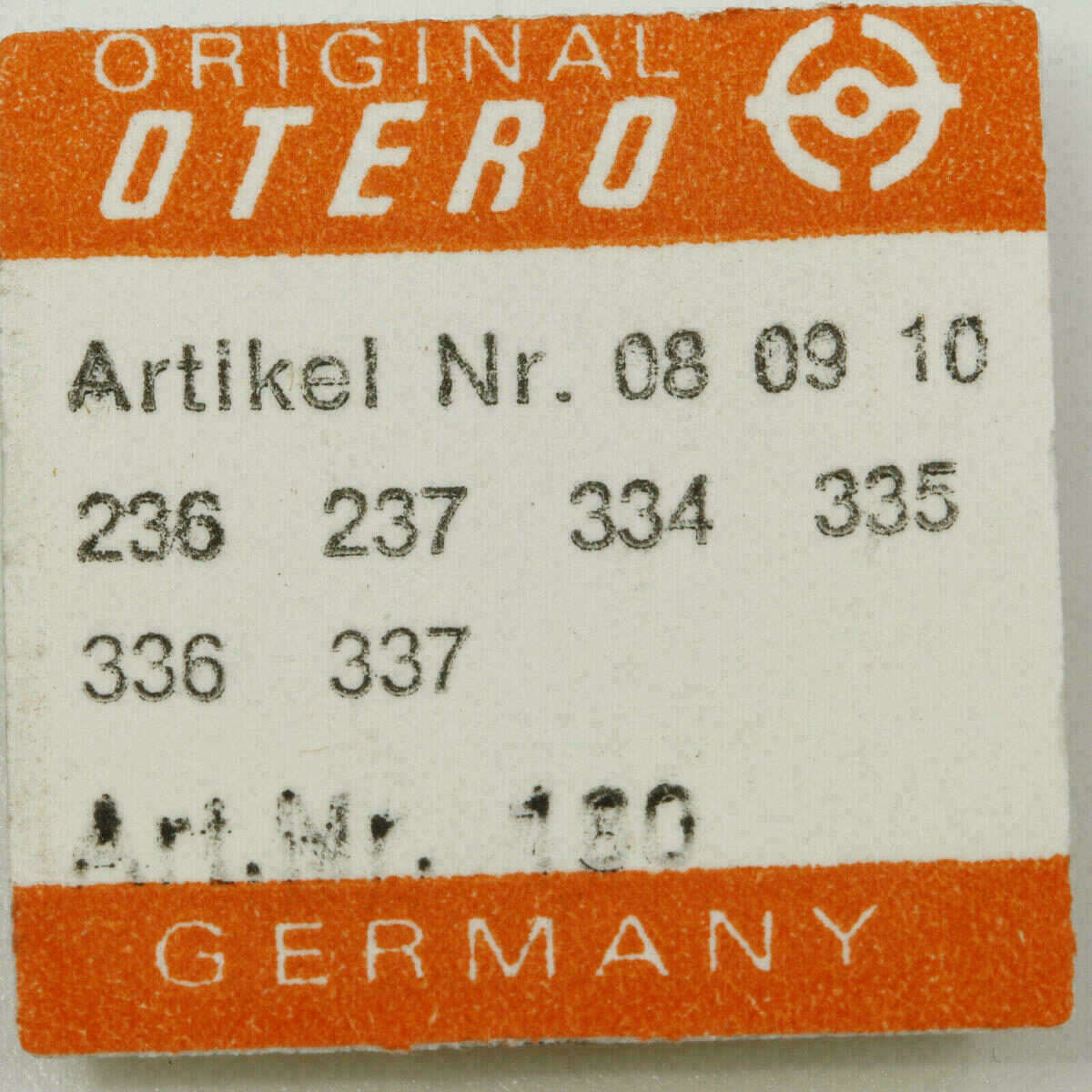 OTERO 162 PART 180 Federhaus & Deckel, Barrel & cover OTERO 365 236 437 800 844 – Bild 4