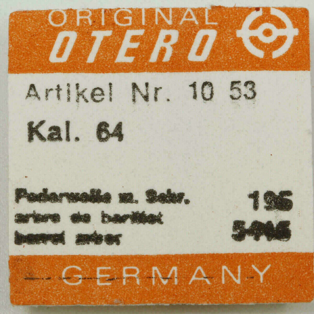 OTERO 48 PART 195 Federwelle, barrel arbor, arbre OTERO 481 56 62 64 70 71 722 – Bild 8