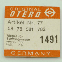 OTERO 58 Part 1491, Riegel für Schwingmasse, Oscillating weight bolt 78 581 782 – Bild 2