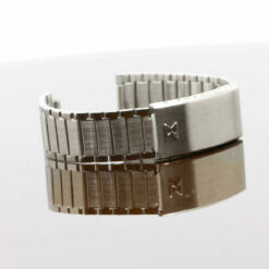 Original Edox Stainless Steel Watch Band, Silver – without End Pieces – NOS – image 8