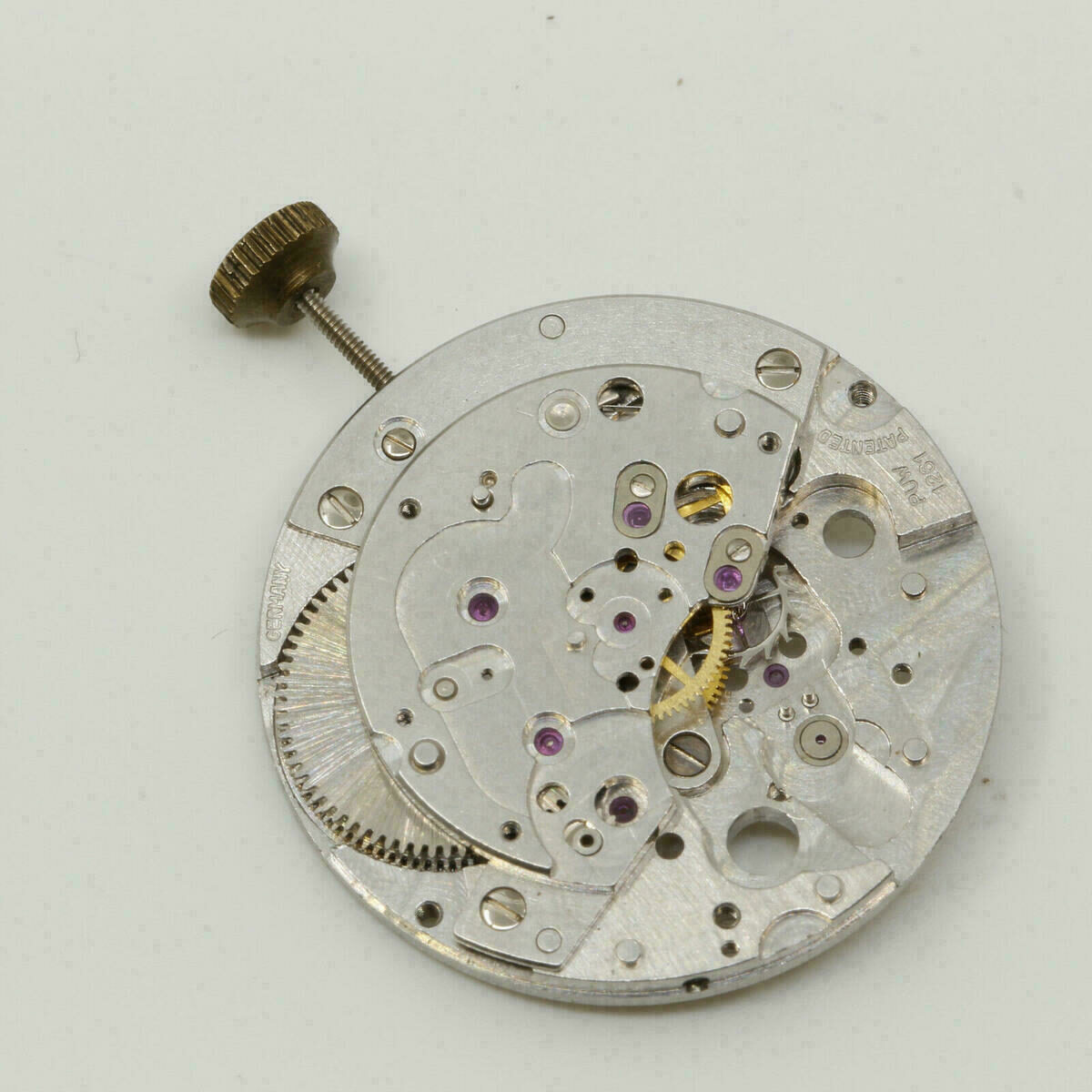 PUW 1261 incomplete Watch MOVEMENT NOS, - for repair or for parts – image 3