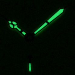 Uhrzeiger ETA 6497 6498 12,5/17/5mm für Fliegeruhren, Superluminova, IP schwarz – Bild 2