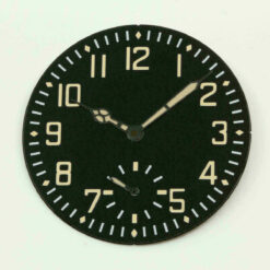 Uhrzeiger ETA 6497 6498 12,5/17/5mm für Fliegeruhren, Superluminova, IP schwarz – Bild 3