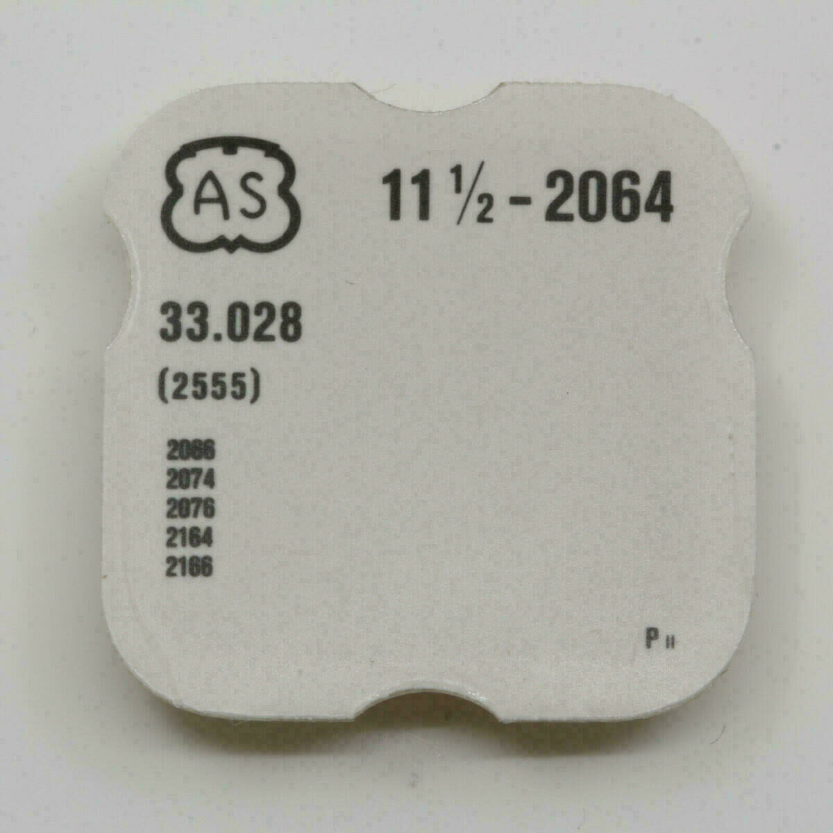 Calendar Driving Wheel for AS 2064, 2066, 2074, 2166 – Part 2555