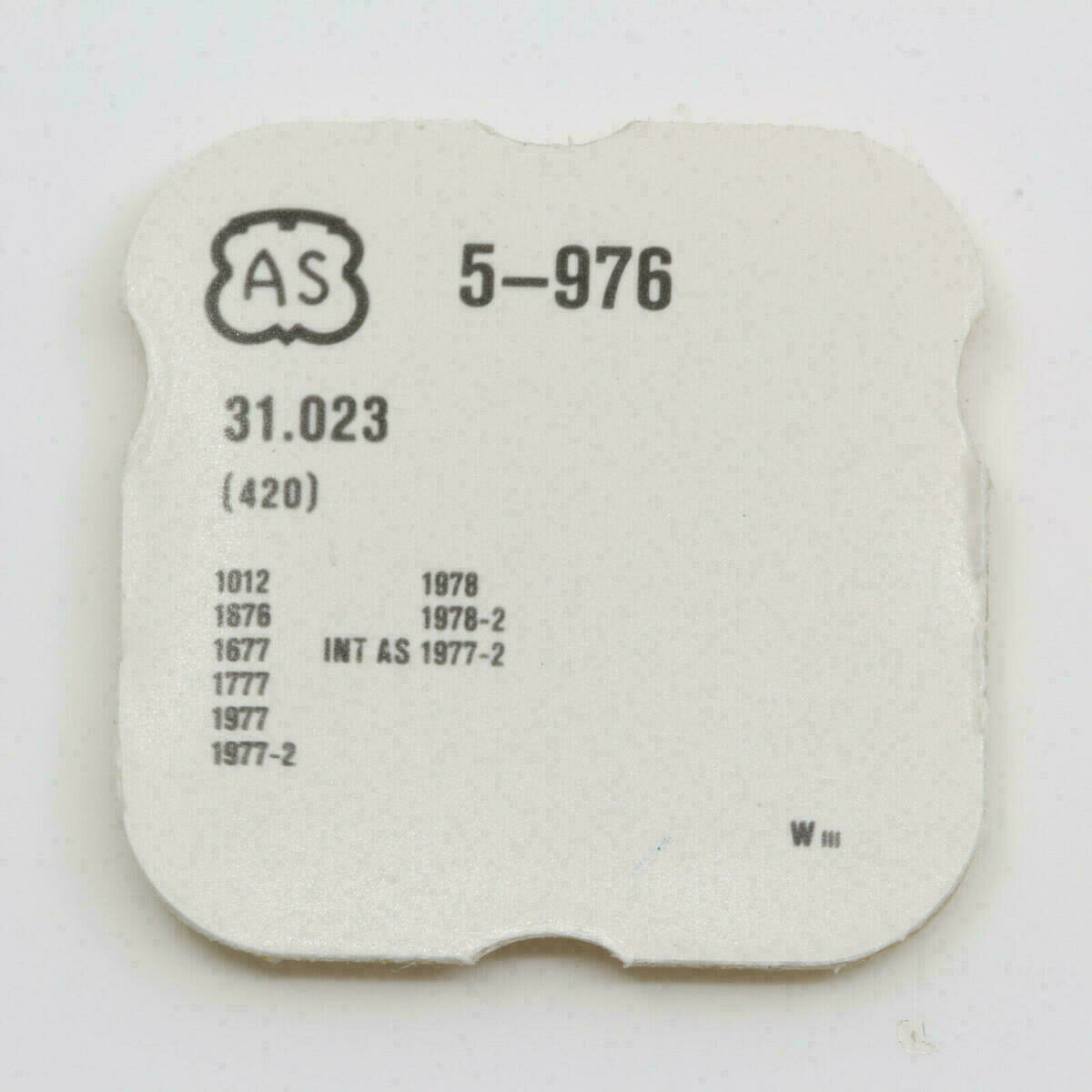 AS 976 Part 420 rueda de corona 1012 1676 1677 1777 1977 1977-2 1978 1978-2