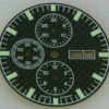 Carbon Zifferblatt ETA 7750 Durchmesser 35mm