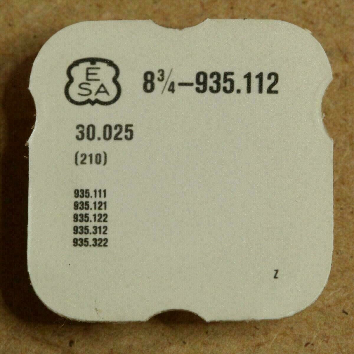 Roue de moyenne ETA 935.112 (ESA) – Part 210, pour ETA 935.122, 935.322 – NOS