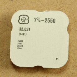 ETA 2550 PART 1481 REDUKTIONSRAD, Mobile de reduction ETA 2551, ETA 2580 NOS