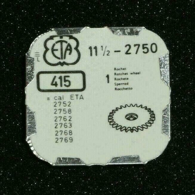 ETA 2750 - 2769, Part 415, rochete (ratchet wheel), Ref. 31.020 NOS