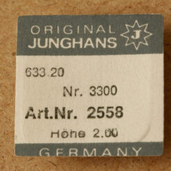 JUNGHANS 633.20 PART 2558, rueda de horas con doble dentado, h.200 NOS