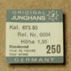 Junghans 673.80 Part 250 rueda de horas h.195 – NOS