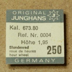 JUNGHANS 673.80 PART 250, rueda de horas h.195 - NOS -