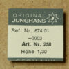 Junghans 674.01 Part 250 rueda de horas h.130 – NOS
