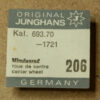 Roue de centre JUNGHANS 693.70 PART 206 à commander