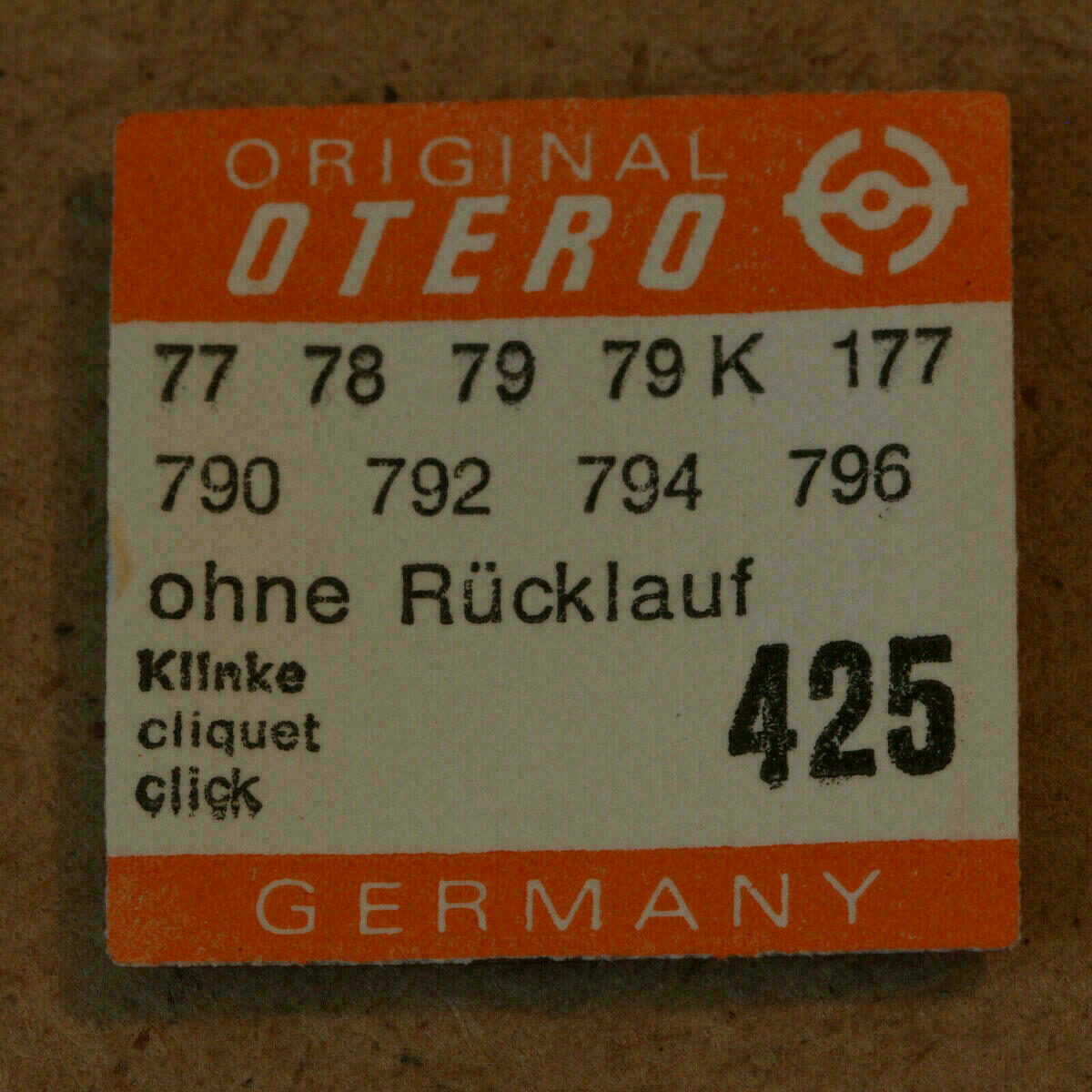 OTERO 77 PART 425 cricco, 78, 79, 79K, 177 790 792 794 796
