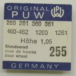 Roue des heures PUW 360 Part 255 – H.105, pour PUW 260, 261, 1260, 1261, 361, 1360, 1361 – NOS