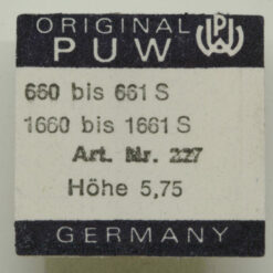PUW 660 PART 227, Zentrumssekundenrad, sweep second wheel, PUW 661S 1660 1661S
