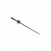 Segundero negro mate, aluminio, Ø 0,25 mm, 2 unidades
