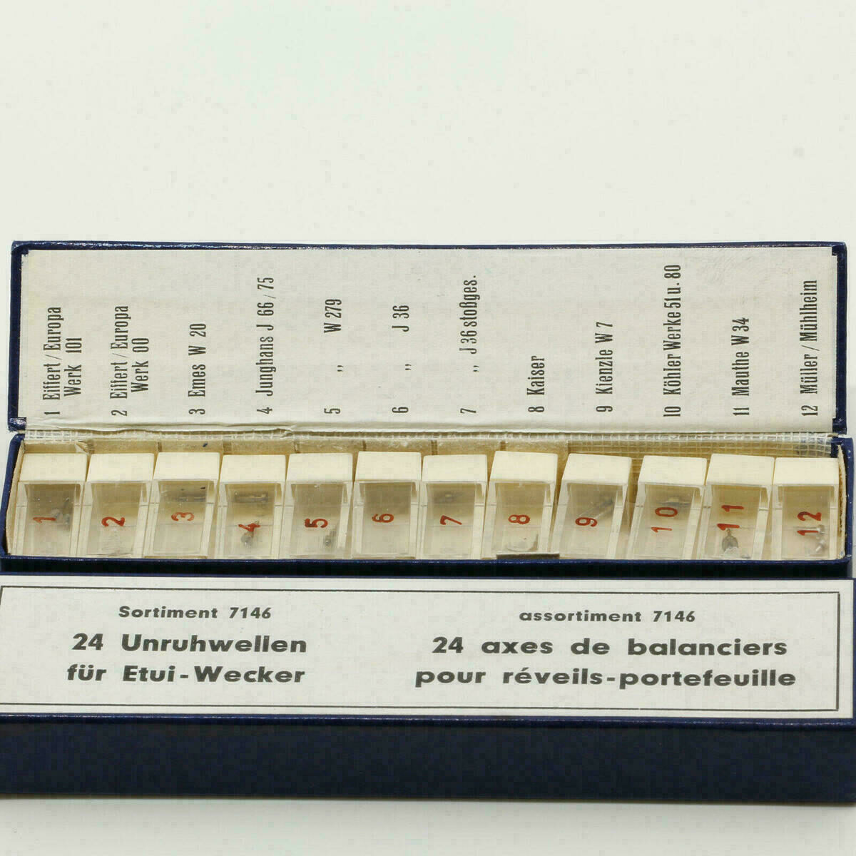 Unruhwelle f Junghans, Emes, Kaiser, Kienzle, Europe, Köhler, Mauthe, Müller #25