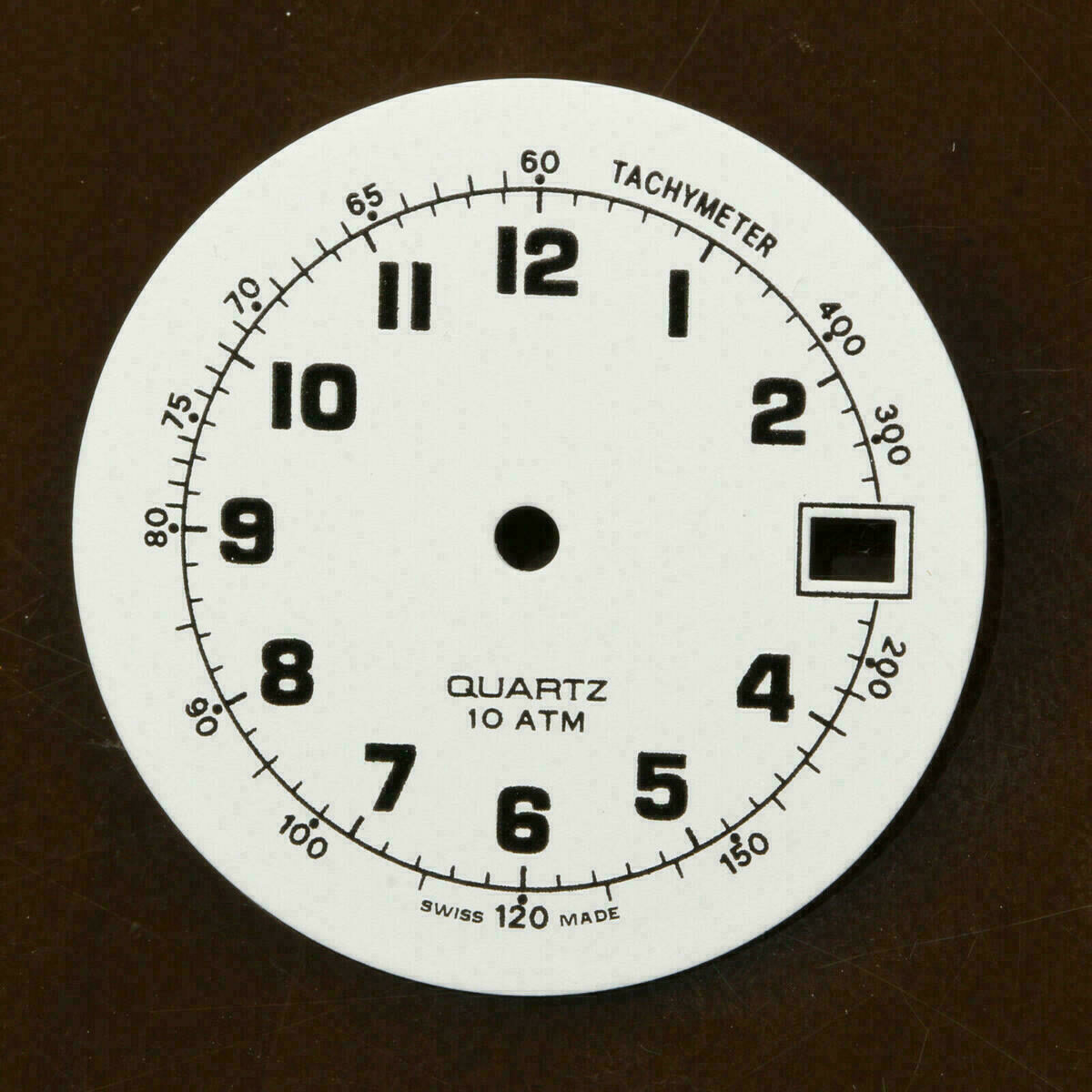 Quadrante Eta 2824-2 Ø28.8 anche per quarzo, bianco, NOS