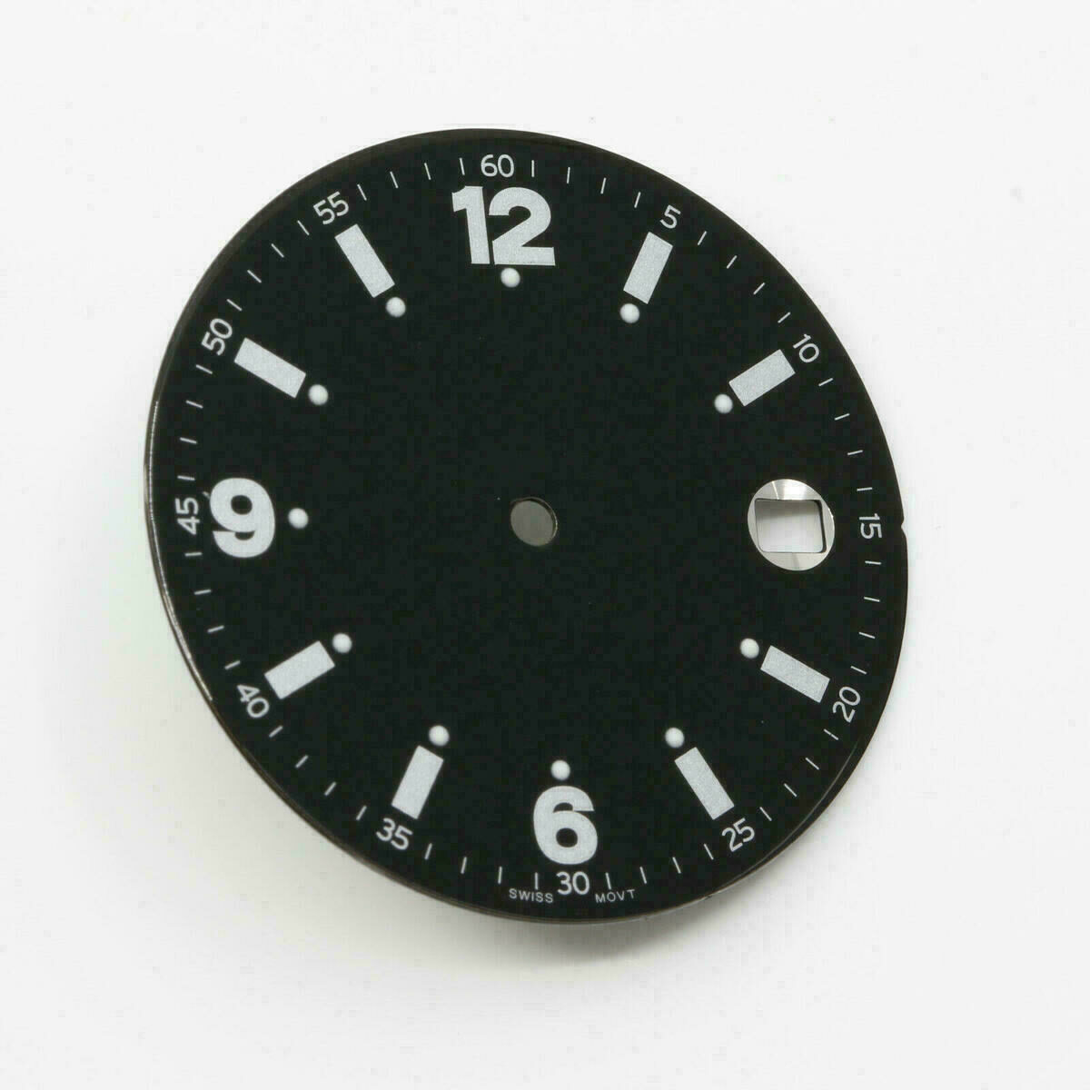 Zifferblatt fĂŒr Eta 2892-2/ 2892A2; Ă 29.50mm; DIAL Cadran Esfera SCHWARZ SW03