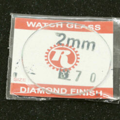 10x cristales de reloj de repuesto planos transparentes mineral 30 a 40 mm, grosor 2mm – imagen 3