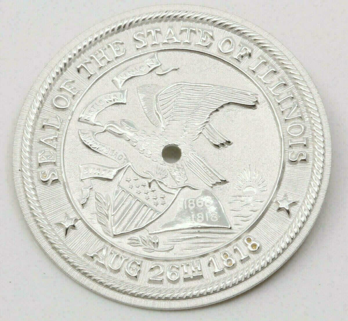 2x quadrante per movimenti al quarzo Ø 28.00mm SEAL OF THE STATE ILLINOIS #108 – immagine 2