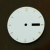 Zifferblatt MIYOTA 8205 weiĂ glĂ€nzend Ă 30,30 mm â 2 StĂŒck