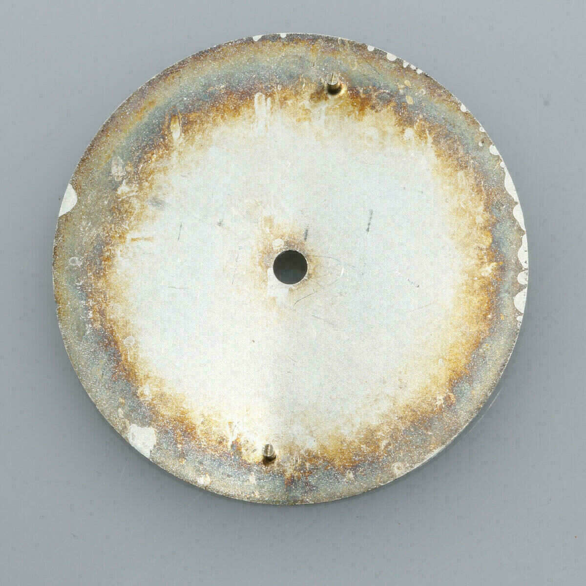 Zifferblatt für DUROWE 7420 Werk Ø 30,7mm NOS 70er Jahre silber – Bild 4