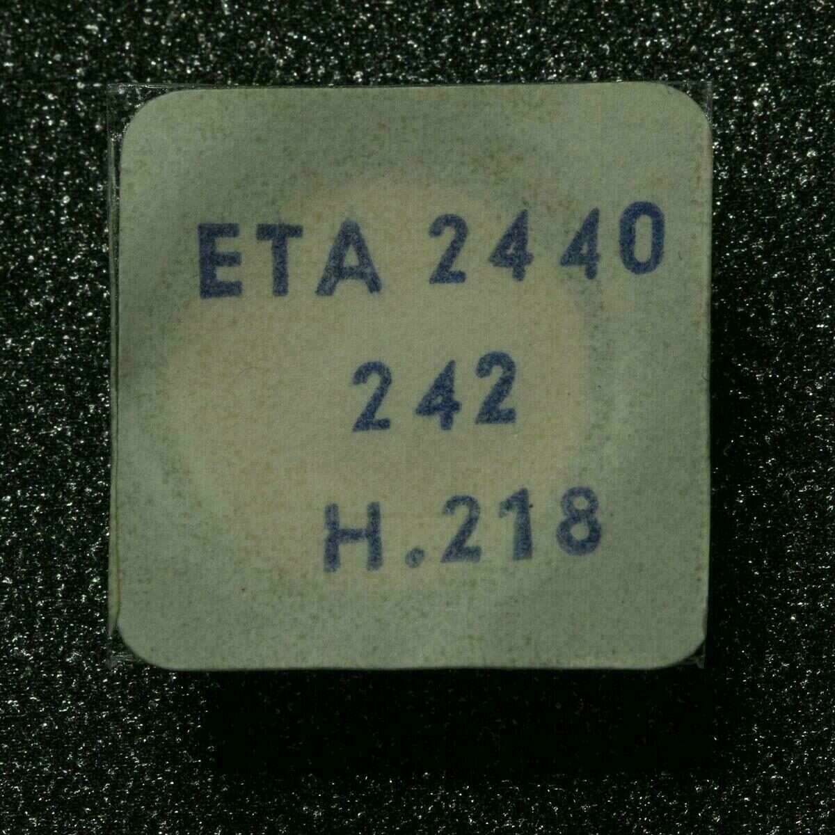 ETA 2440 Part 242, Minutenrohr 6 Mitnehmerad Canon Pinion 6 D. W. H218 H239 2442 – Bild 3