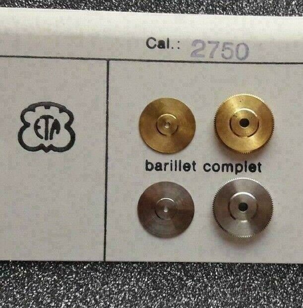 Barillet ETA 2750 avec couvercle – Part 182 – pour ETA 2752 ... 2783, 2790, 2791 – image 2