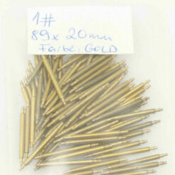 Federstege Uhrenstifte Bandsteg Federsteg spring bars 20mm Farbe:Gold #1 – Bild 2