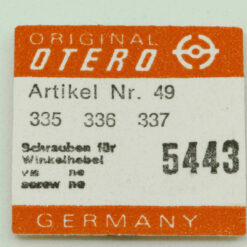 OTERO 62 Part 5443 Schrauben für Winkelhebel OTERO 70 79 840 162 77 335 740 – Bild 10