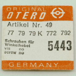 OTERO 62 Part 5443 Schrauben für Winkelhebel OTERO 70 79 840 162 77 335 740 – Bild 6