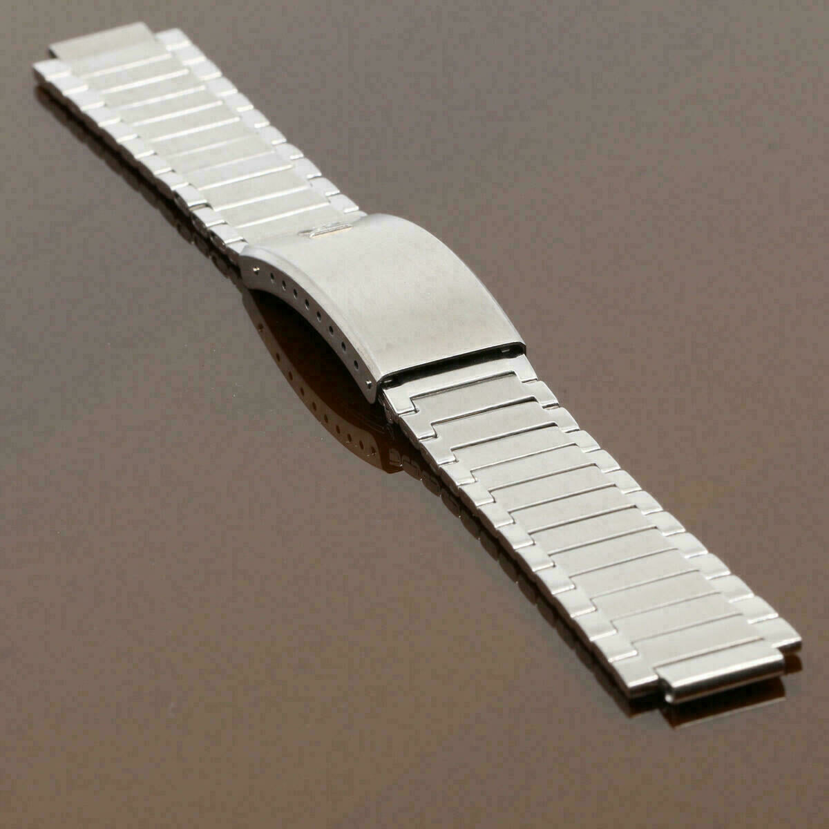 Original Edox Stainless Steel Watch Band, Silver, without End Pieces – NOS – image 3