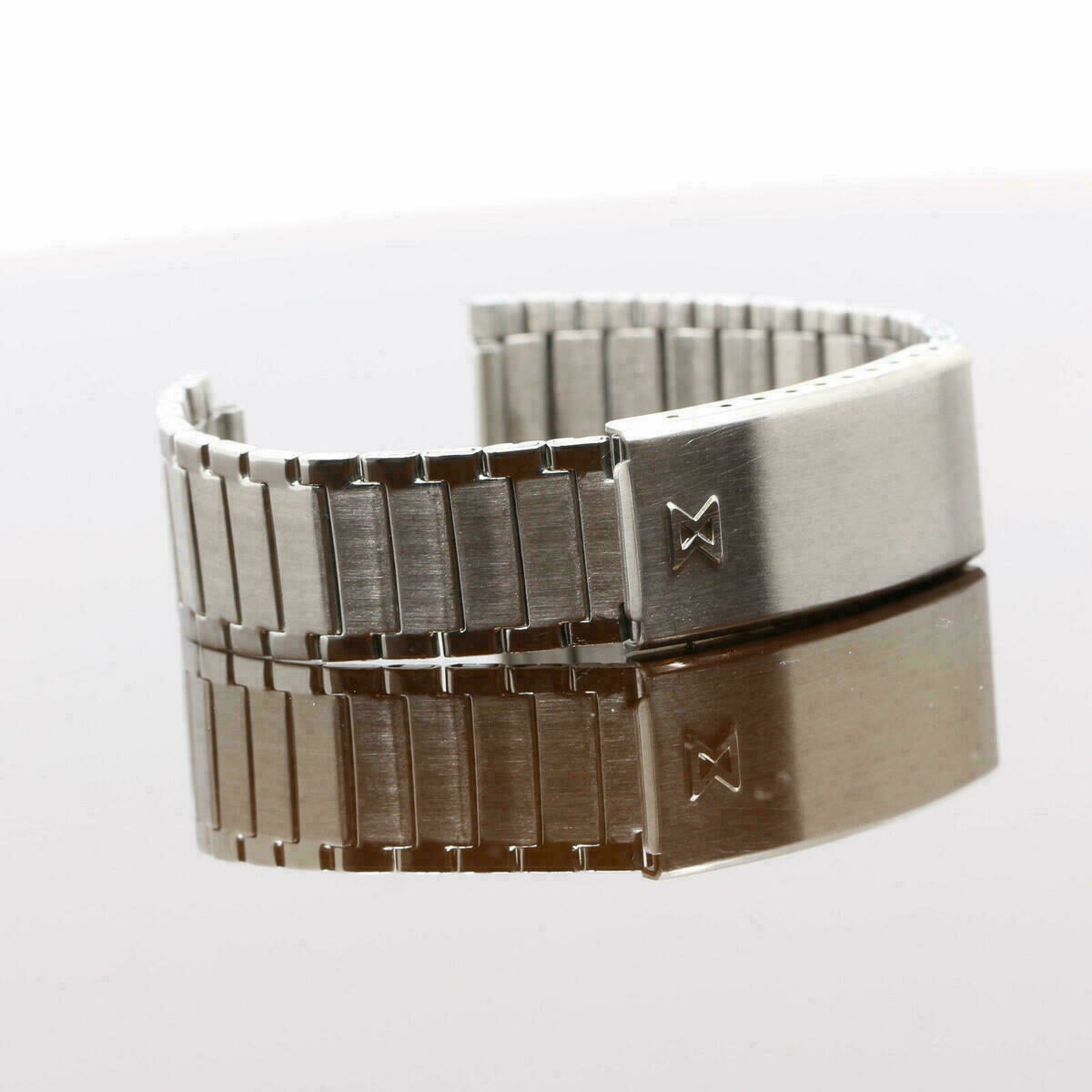 Original Edox Stainless Steel Watch Band, Silver, without End Pieces – NOS – image 8