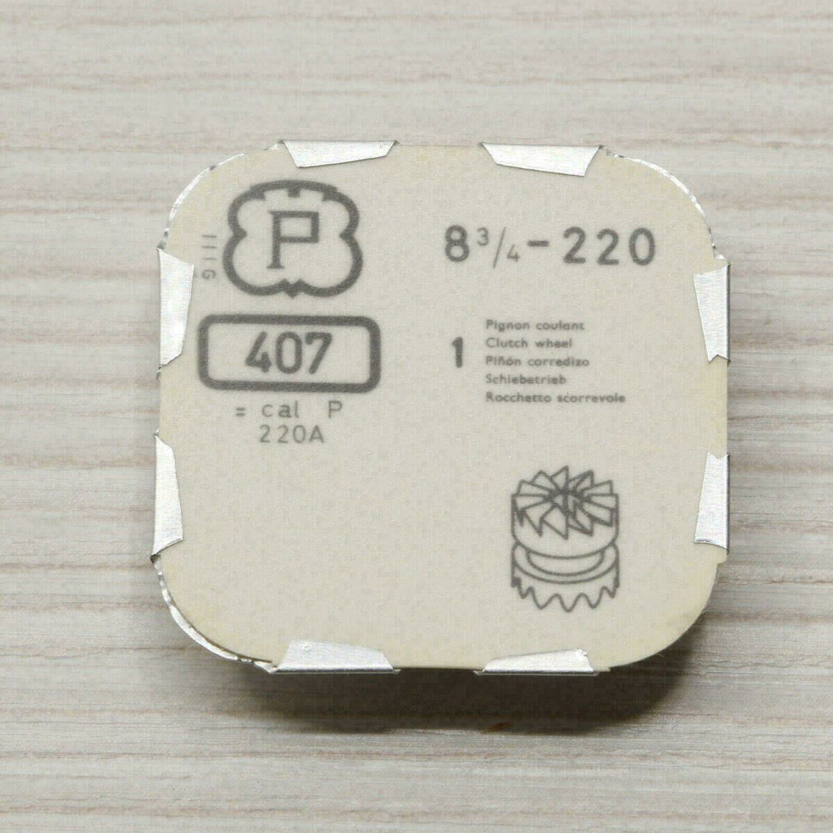 Pignon coulant PESEUX 220 – Part 407 – pour PESEUX 220A – image 3