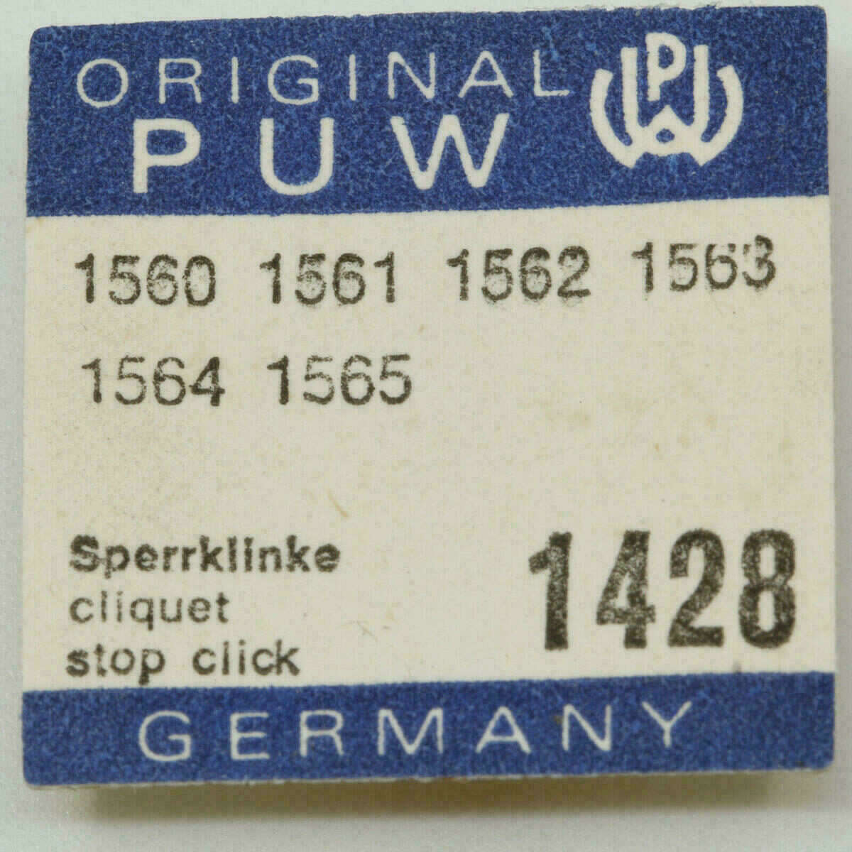 PUW 1560 Part 1428 , Sperrklinke, Cliquet, stop click PUW 261 PUW 1564, PUW 1565 – Bild 2