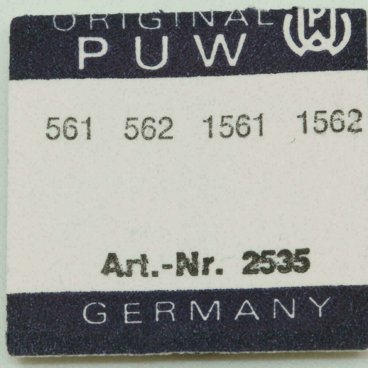PUW 561 Part 2535 placa de sujeción del disco de fecha, PUW 561 1562 – imagen 3
