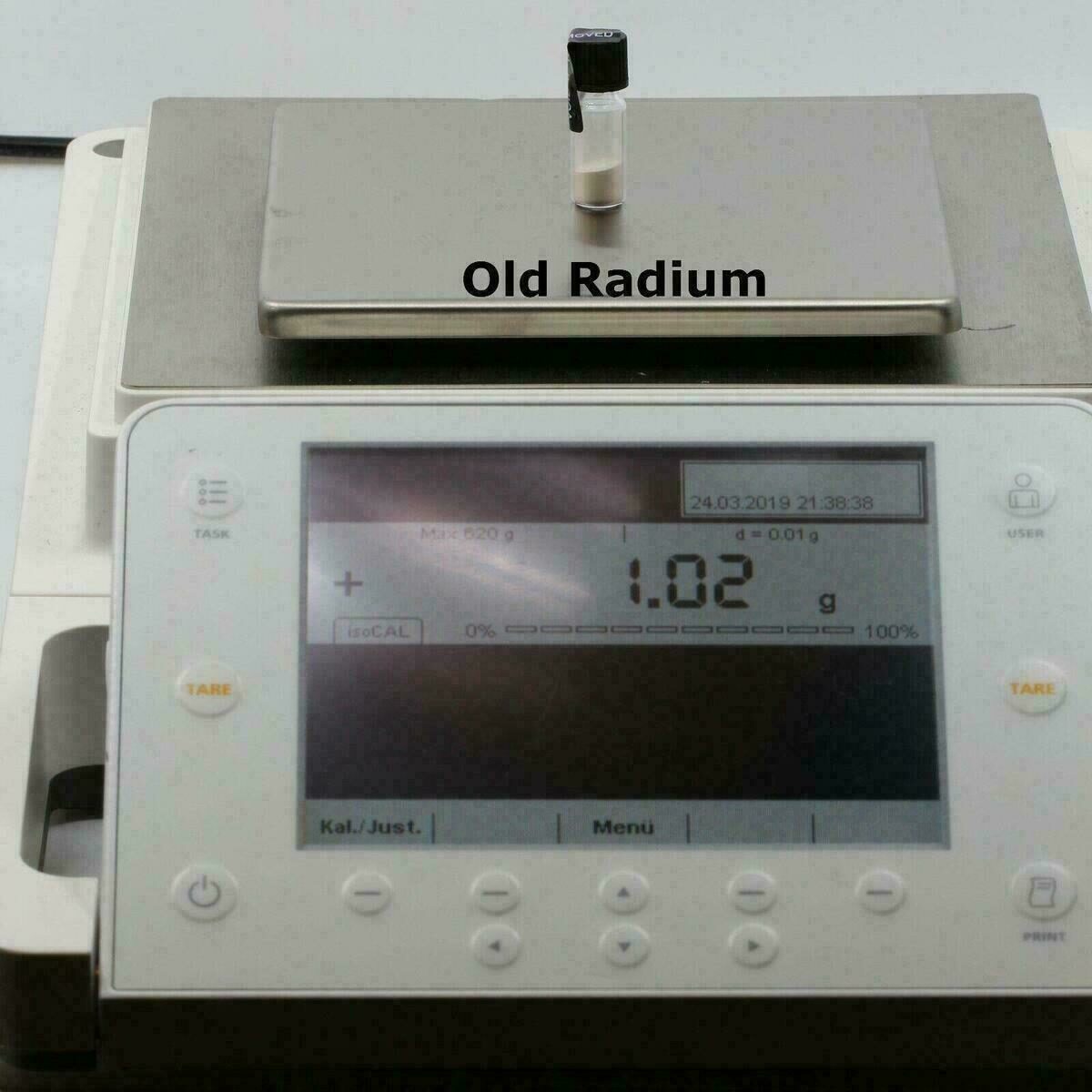SWISS SuperLuminova OLD RADIUM Grade A 1 g / masa luminiscente para relojes – imagen 2